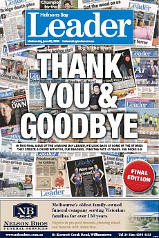 Hobsons Bay Leader - June 29th 2016