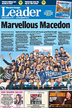 Macedon Ranges Leader - September 19th 2017