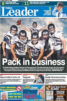 Melton Leader - April 26th 2016