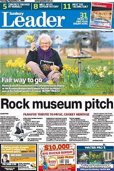 Sunbury Leader - September 1st 2015