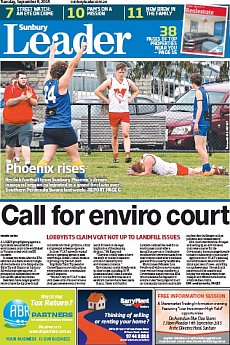 Sunbury Leader - September 8th 2015