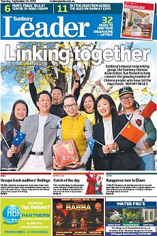 Sunbury Leader - September 29th 2015