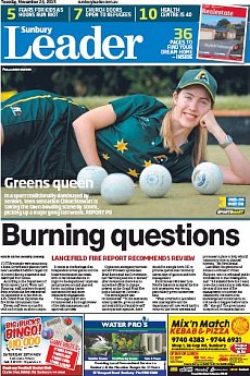 Sunbury Leader - November 24th 2015
