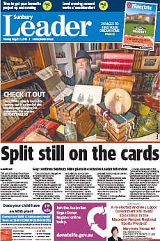 Sunbury Leader - August 21st 2018