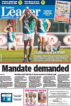 Sunbury Leader - September 18th 2018