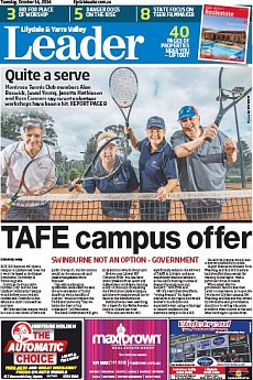 Lilydale and Yarra Valley Leader - October 14th 2014