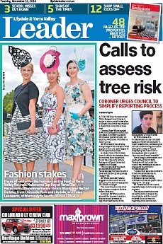 Lilydale and Yarra Valley Leader - November 11th 2014