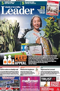 Lilydale and Yarra Valley Leader - April 28th 2015