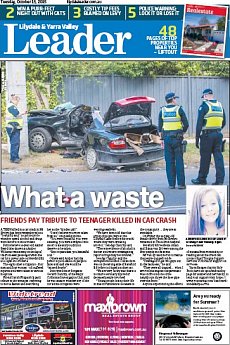 Lilydale and Yarra Valley Leader - October 13th 2015