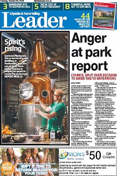 Lilydale and Yarra Valley Leader - October 20th 2015