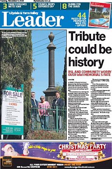 Lilydale and Yarra Valley Leader - November 3rd 2015
