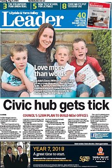 Lilydale and Yarra Valley Leader - May 3rd 2016