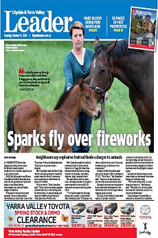 Lilydale and Yarra Valley Leader - October 11th 2016