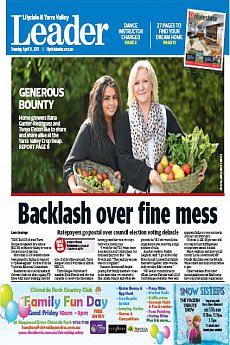 Lilydale and Yarra Valley Leader - April 11th 2017