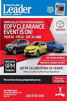 Lilydale and Yarra Valley Leader - June 12th 2018
