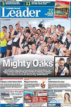 Oakleigh Monash Leader - September 22nd 2015