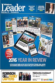 Whitehorse Leader - January 2nd 2017