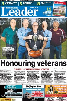 Diamond Valley Leader Banyule Edition - March 23rd 2016