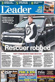 Hume Leader - July 26th 2016
