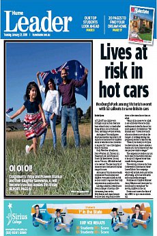 Hume Leader - January 23rd 2018