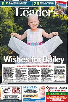 Moreland Leader - March 30th 2015