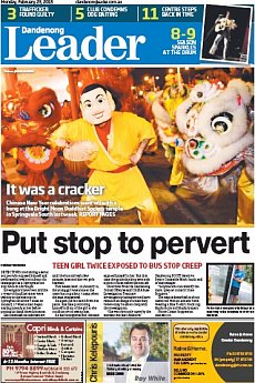 Dandenong Leader - February 23rd 2015