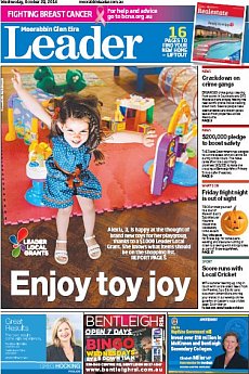 Moorabbin Glen Eira Leader - October 29th 2014