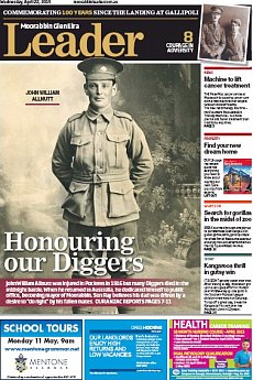 Moorabbin Glen Eira Leader - April 22nd 2015