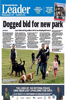 Moorabbin Glen Eira Leader - September 21st 2016