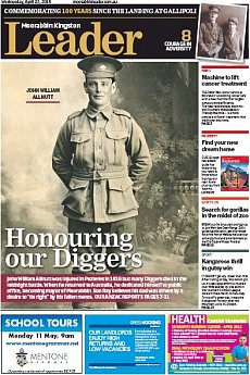 Moorabbin Kingston Leader - April 22nd 2015