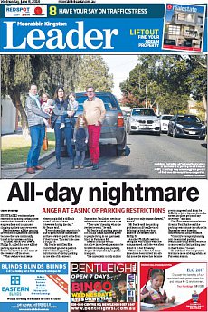 Moorabbin Kingston Leader - June 8th 2016