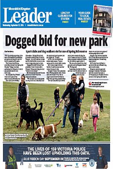 Moorabbin Kingston Leader - September 21st 2016