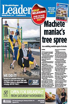 Moorabbin Kingston Leader - November 2nd 2016